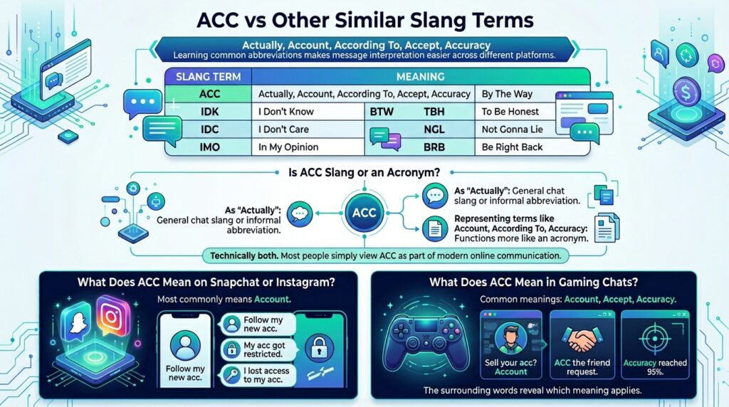 Is ACC Slang or an Acronym?