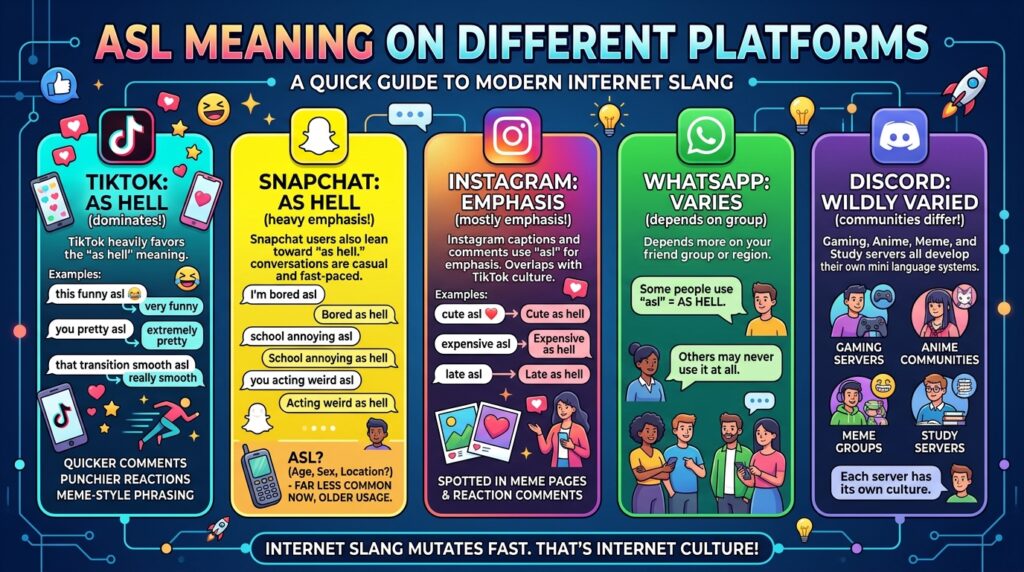 ASL Meaning on Different Platforms