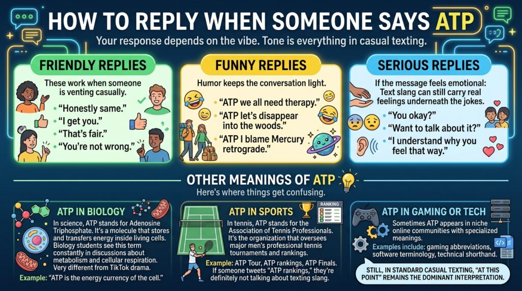 How to Reply When Someone Says ATP