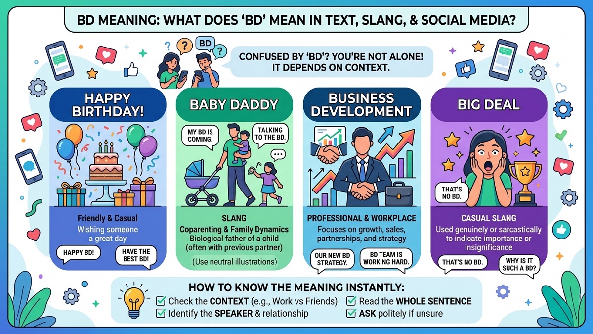 BD Meaning What Does BD Mean in Text, Slang, and Social Media