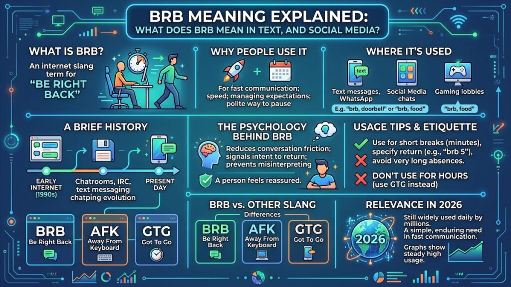BRB Meaning Explained What Does BRB Mean in Text, and Social Media