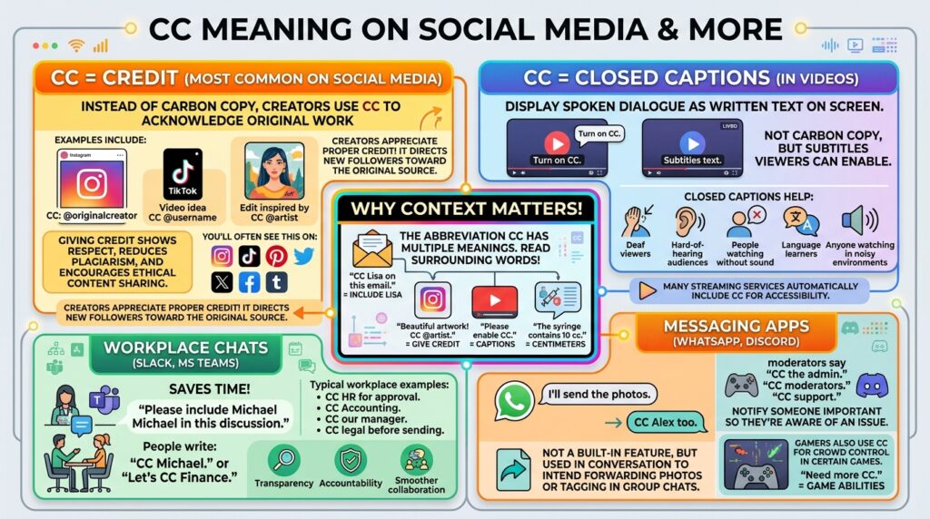 CC Meaning in Chat What Does CC Mean in Texts, and Social Media 2