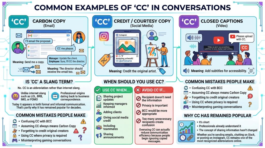 CC Meaning in Chat What Does CC Mean in Texts, and Social Media 3