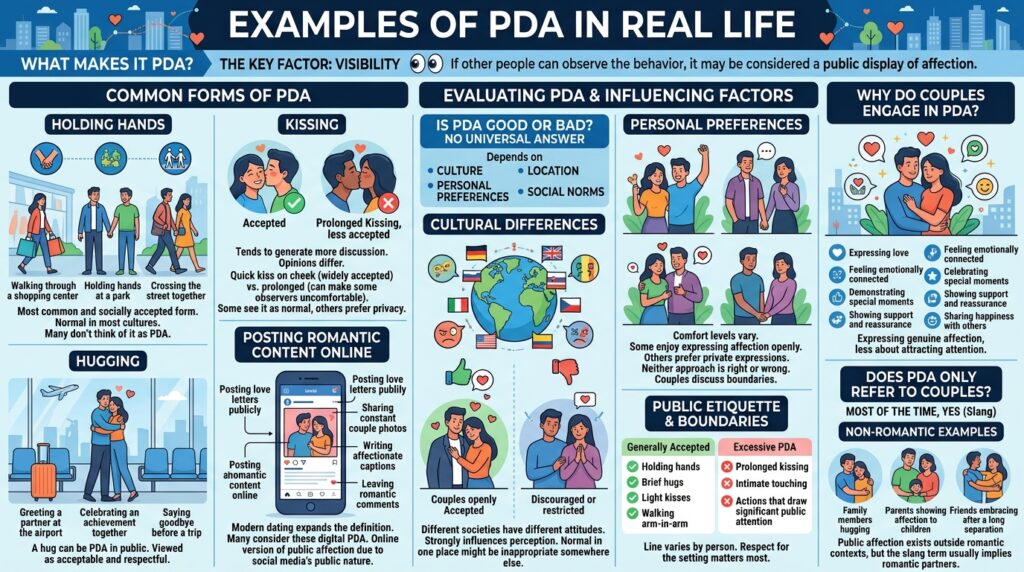 Examples of PDA in Real Life