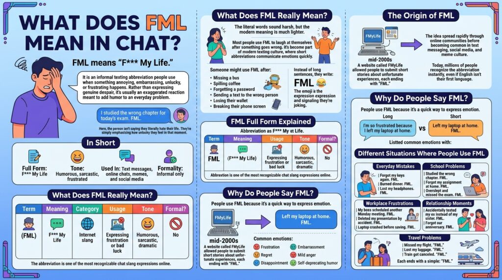FML Meaning in Chat Full Form, When to Use It & How to Reply 1
