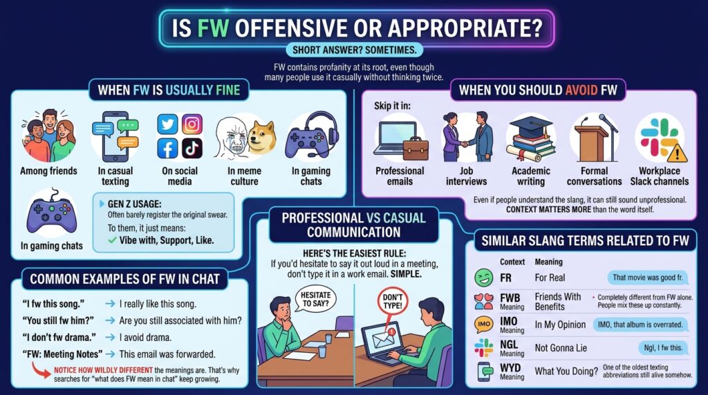 Is FW Offensive or Appropriate?
