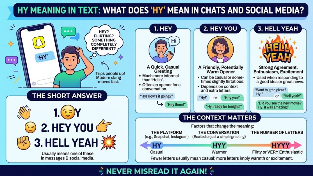 HY Meaning in Text What Does “HY” Mean in Chats and Social Media