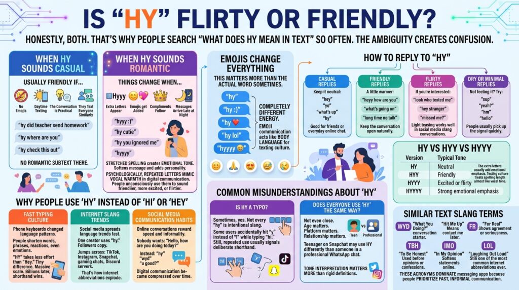 Is HY Flirty or Friendly?