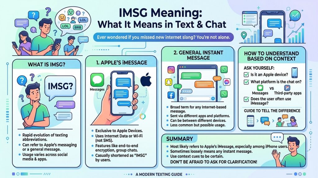 IMSG Meaning What It Means in Text & Chat