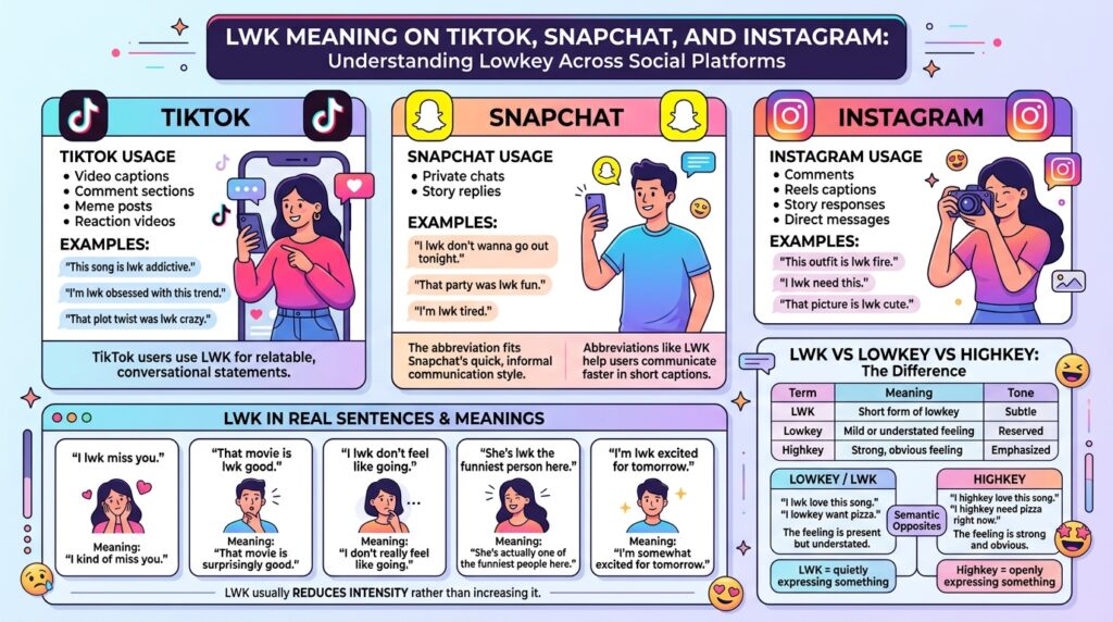 LWK Meaning on TikTok, Snapchat, and Instagram