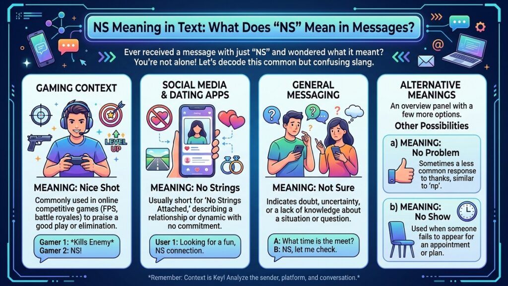 NS Meaning in Text What Does “NS” Mean in Messages