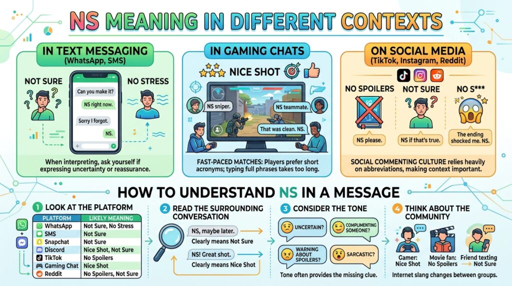 NS Meaning in Different Contexts