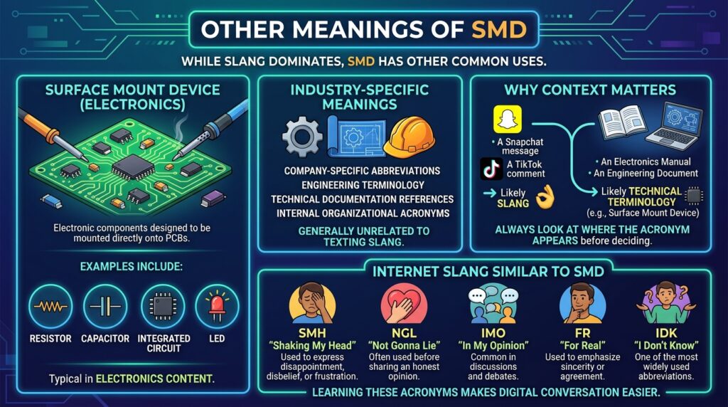 Other Meanings of SMD