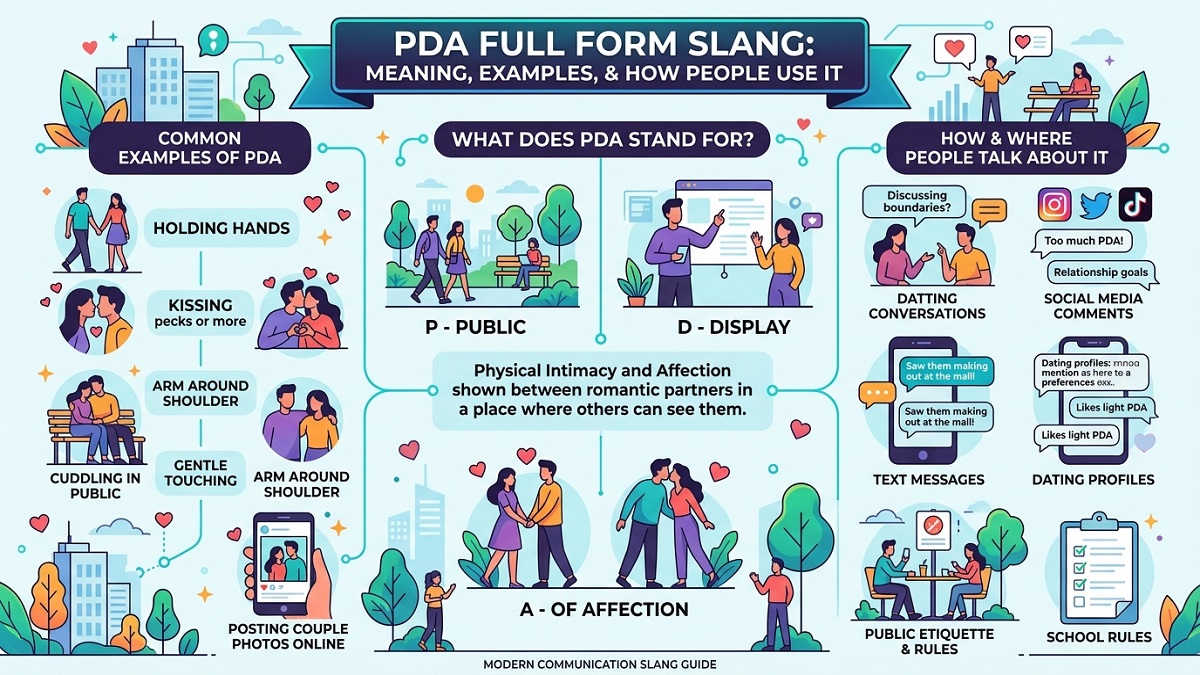 PDA Full Form Slang Meaning, Examples, and How People Use It