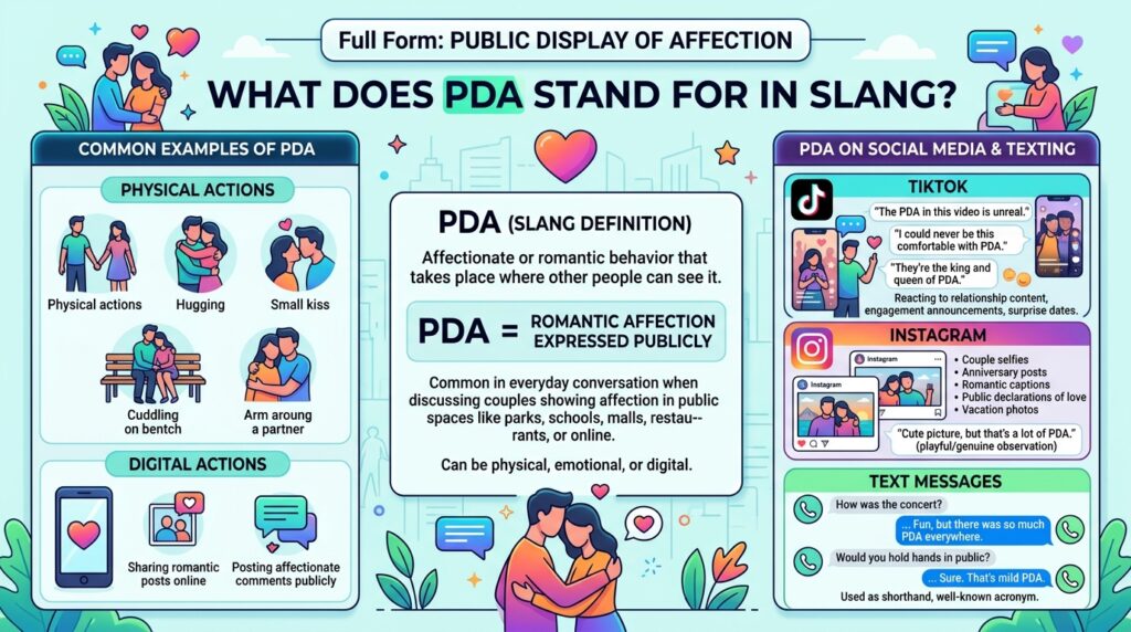 What Does PDA Full Form Slang?
