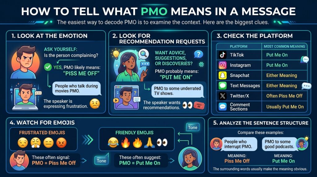 How to Tell What PMO Means in a Message