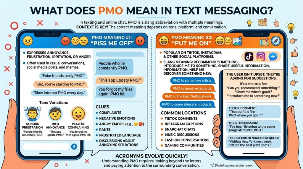 What Does PMO Mean in Text Messaging?
