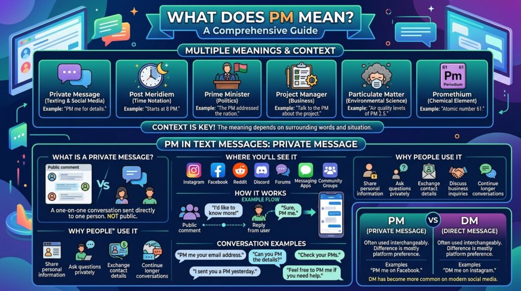What Does PM Mean?