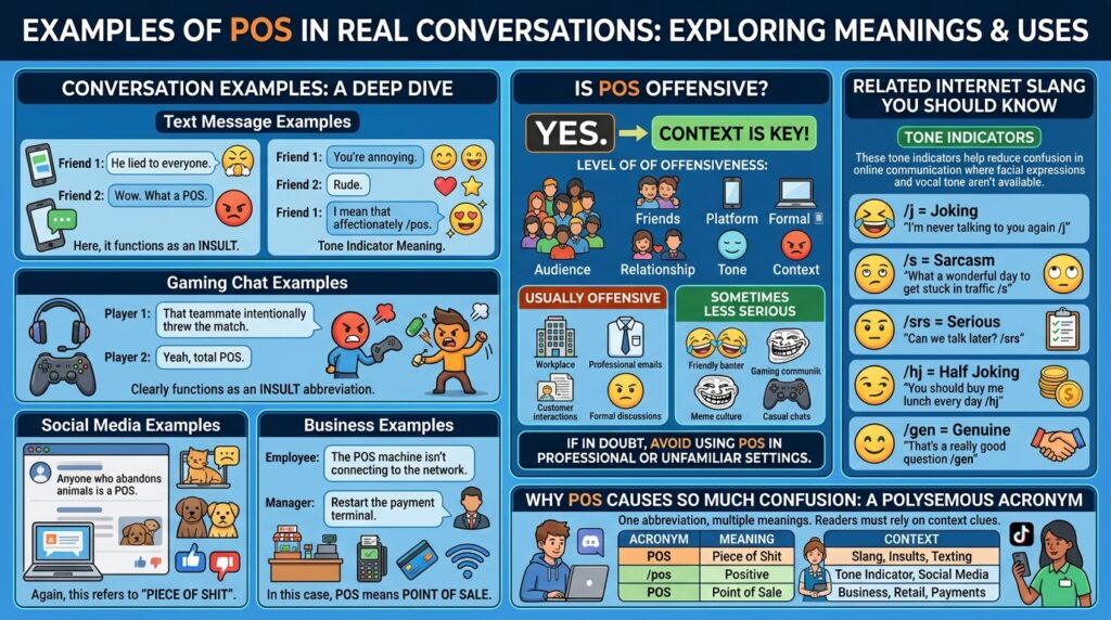 Examples of POS in Real Conversations