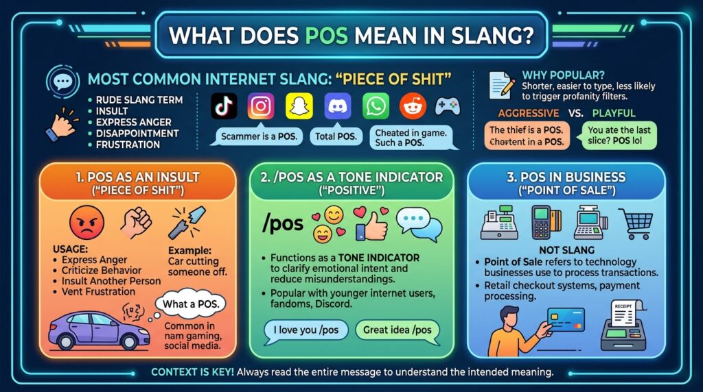 What Does POS Mean in Slang?
POS meaning slang