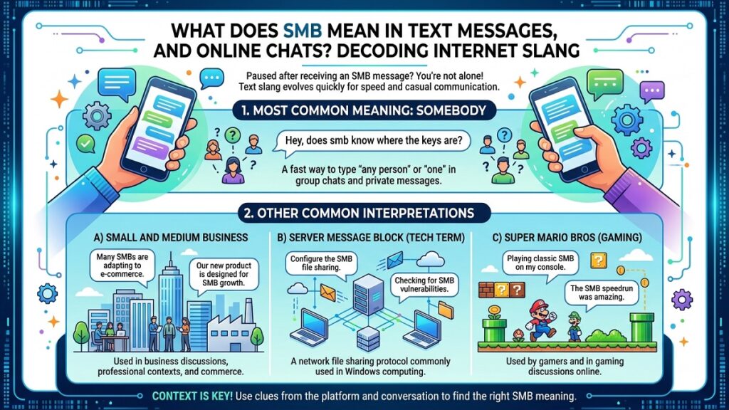 SMB Meaning in Text What Does SMB Mean in Messages, and Online Chats