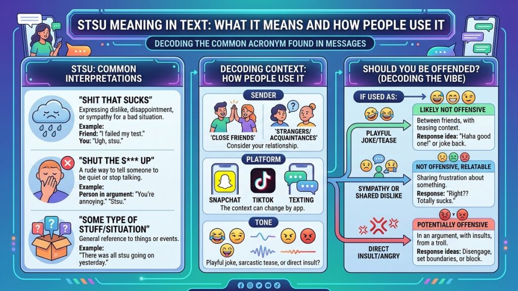 STSU Meaning in Text What It Means and How People Use It