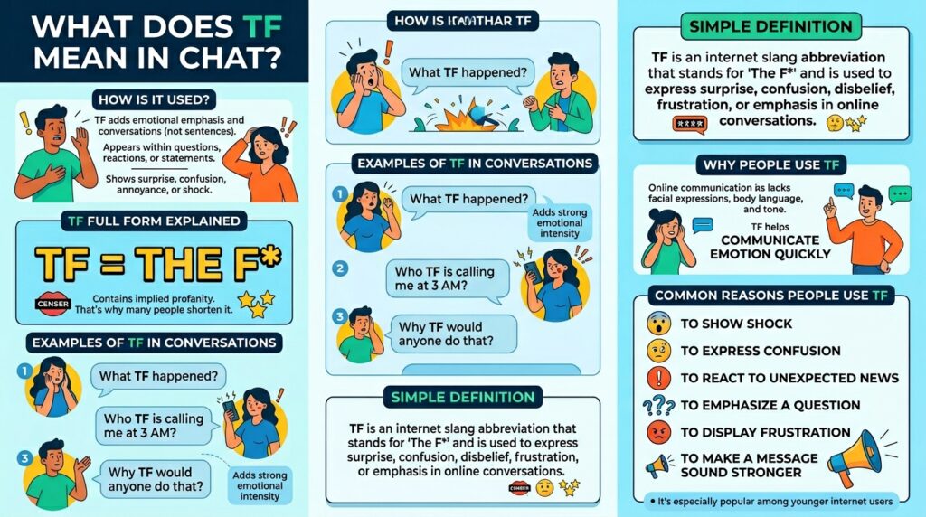 What Does TF Mean in Chat?