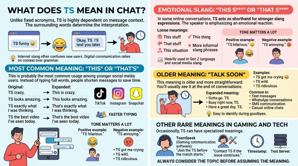 What Does TS Mean in Chat?
