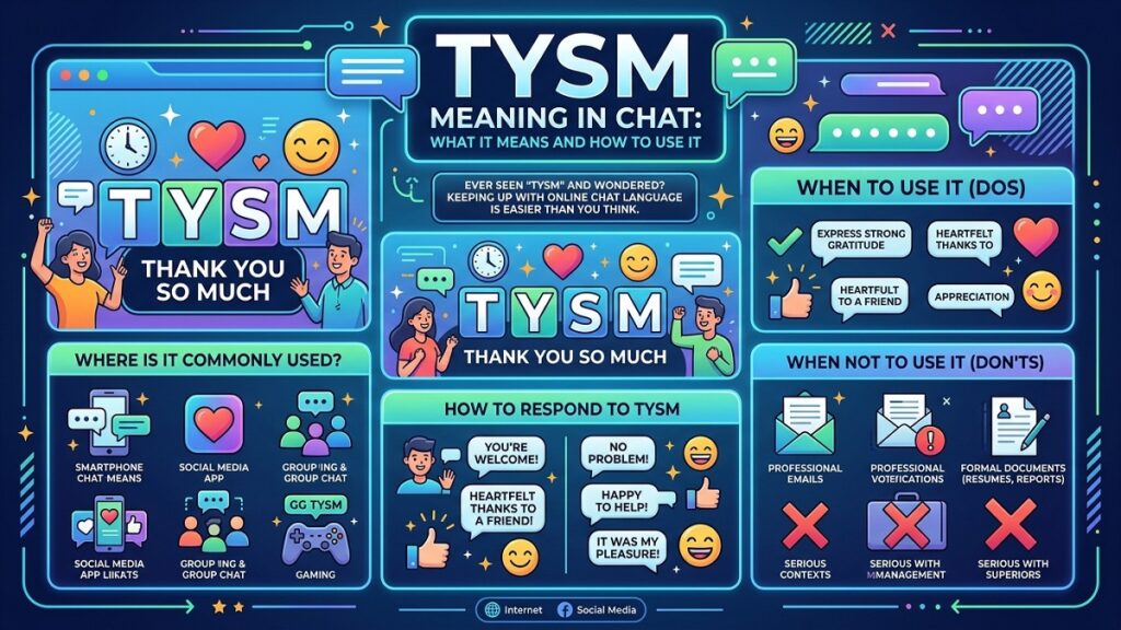 TYSM Meaning in Chat What It Means and How to Use It