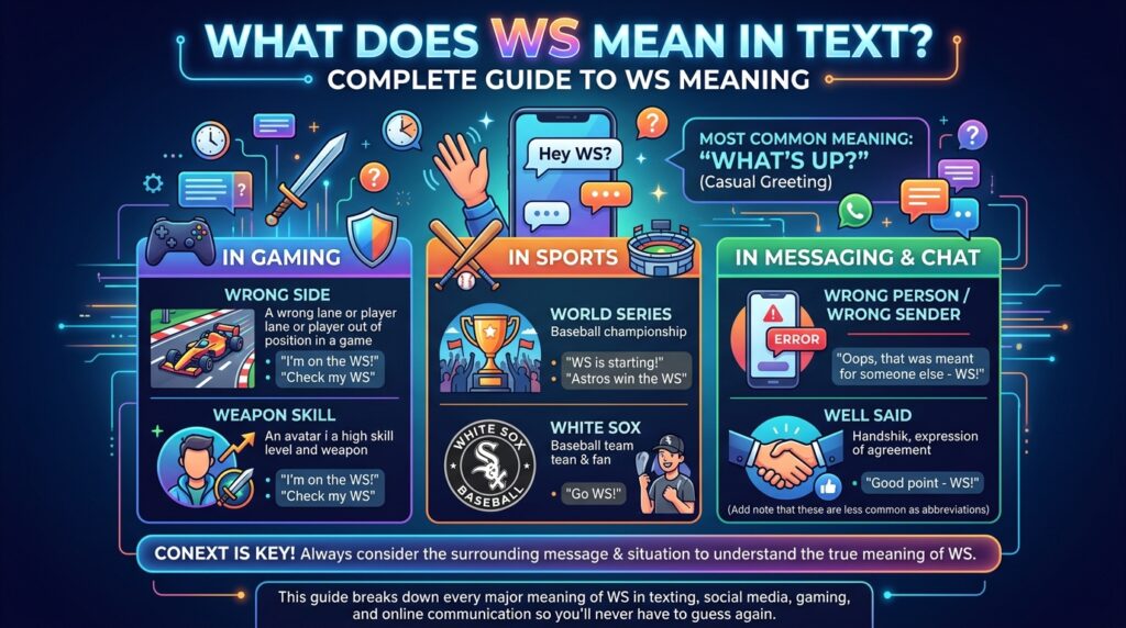 What Does WS Mean in Text Messages?