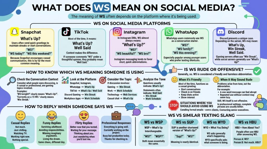 What Does WS Mean on Social Media?