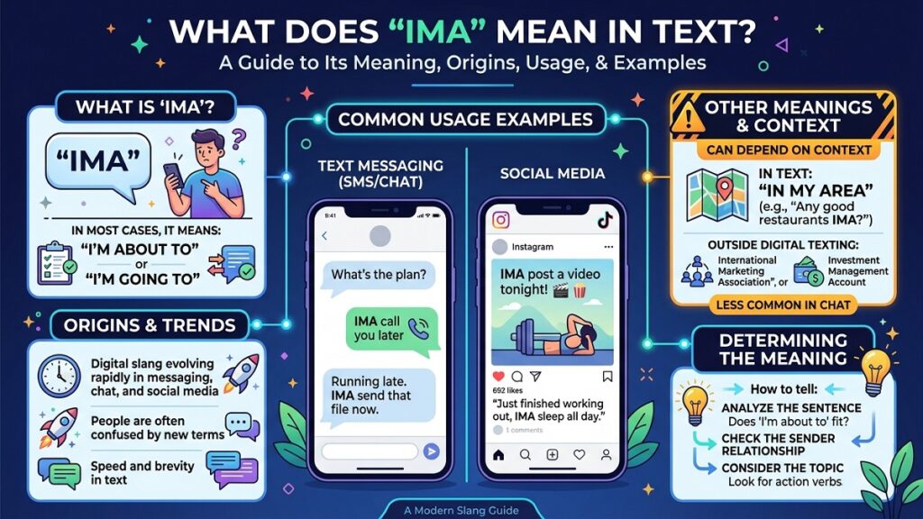 What Does IMA Mean in Text Guide to Its Meaning, Origins, Usage, and Examples