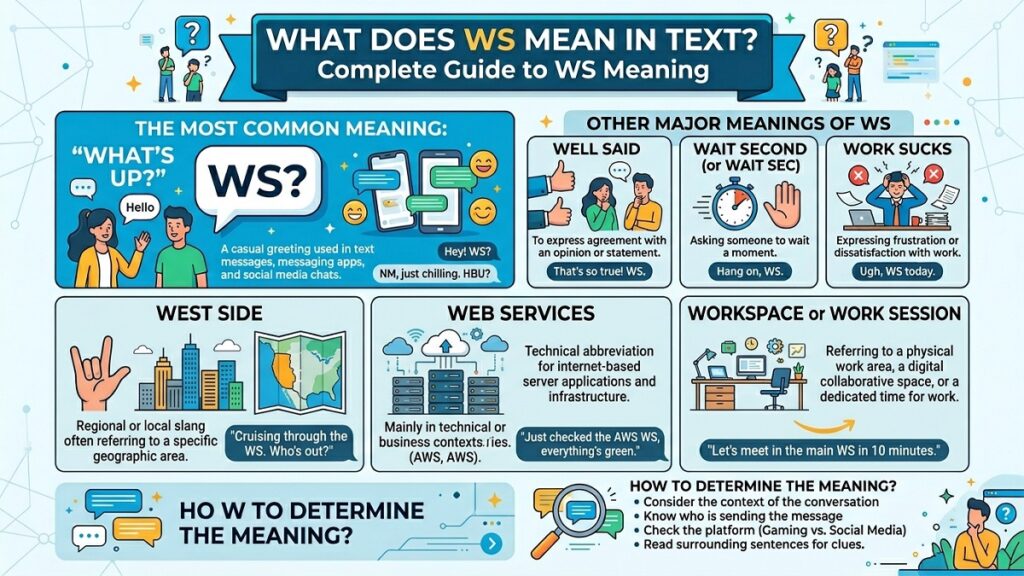 What Does WS Mean in Text Complete Guide to WS Meaning
