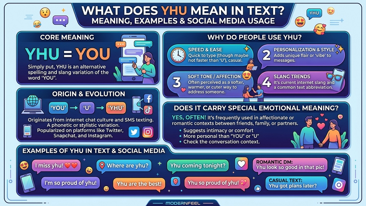 What Does YHU Mean in Text Meaning, Examples & Social Media Usage