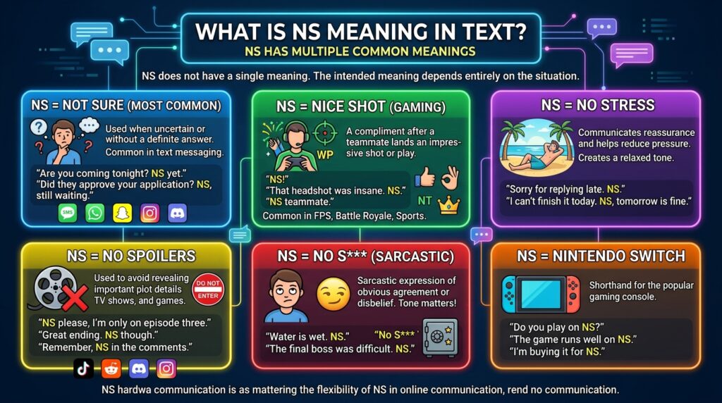 What is NS Meaning in Text?