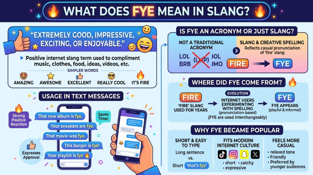 FYE Meaning Slang What Does FYE Mean in Text, and Online Chats 1
