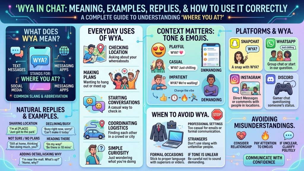 WYA in Chat Meaning, Examples, Replies, and How to Use It Correctly