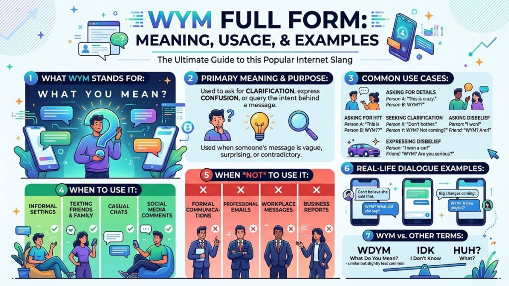 WYM Full Form Meaning, Usage, and Examples