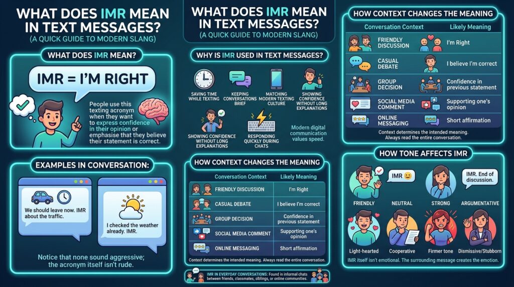 What Does IMR Mean in Text Complete Meaning, Uses, & Examples 1
