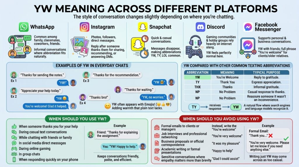 YW Meaning in Chat: YW Meaning Across Different Platforms