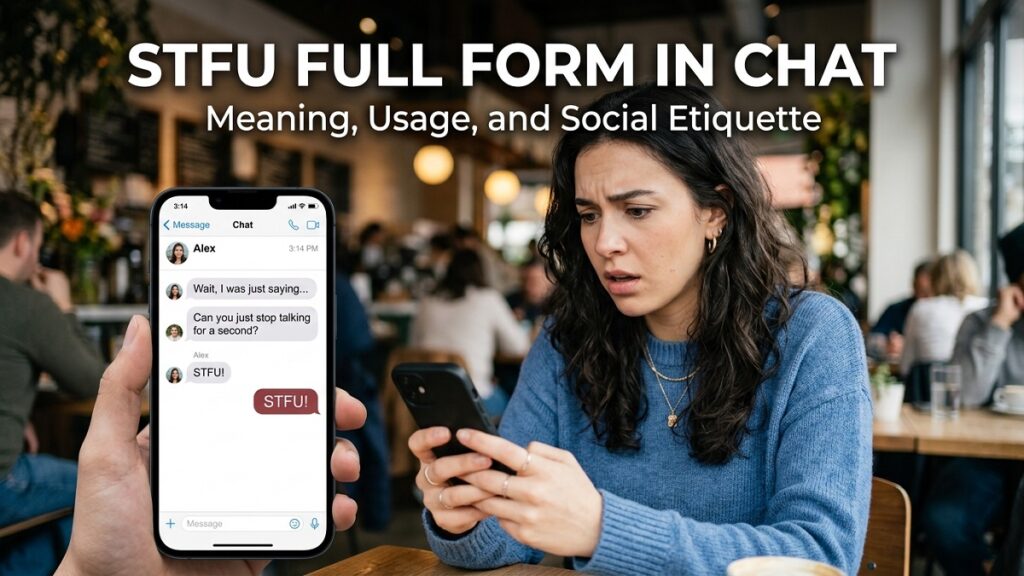STFU Full Form in Chat Meaning, Usage, and Social Etiquette