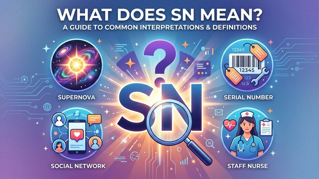 What Does SN Mean