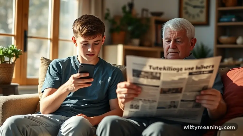 Age and Generational Differences - evb meaning in text