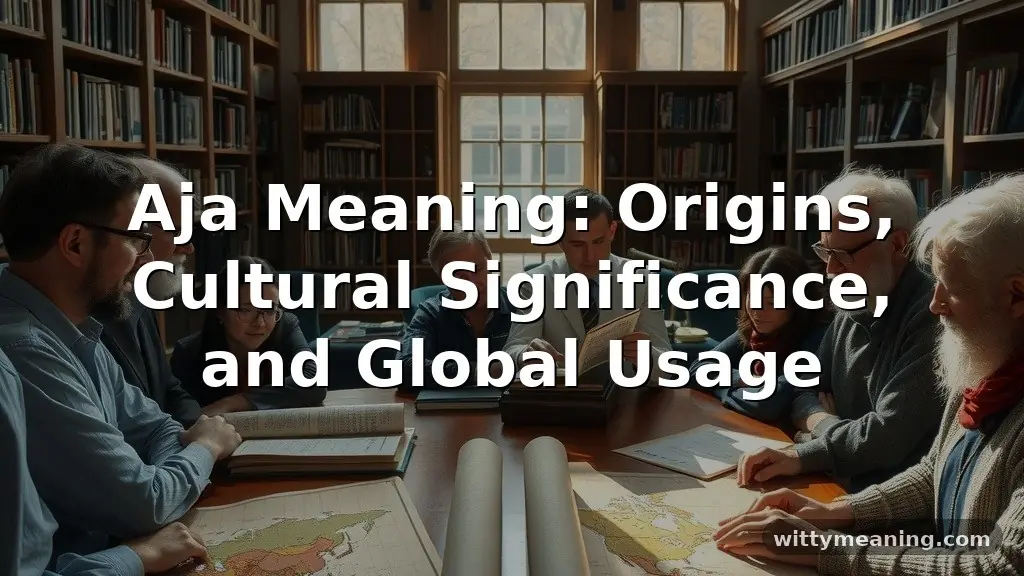 aja meaning