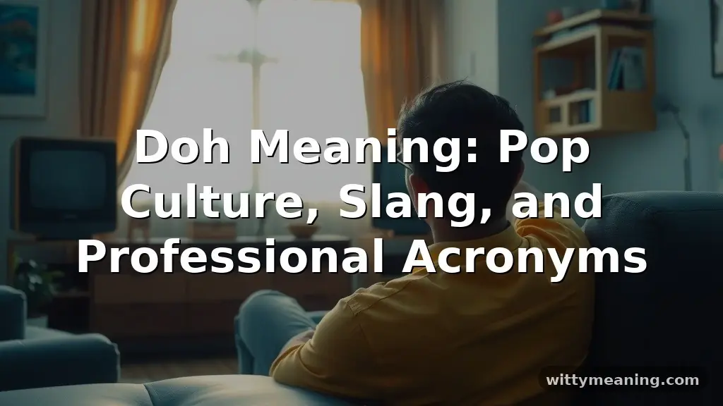doh meaning