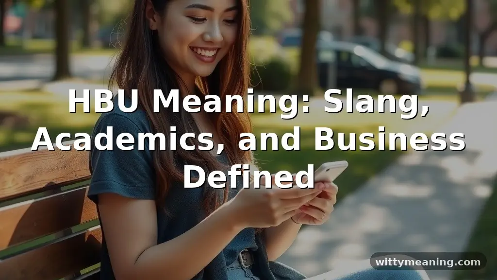hbu meaning