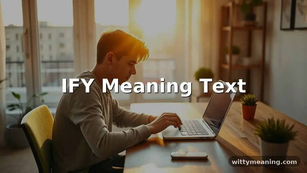 ify meaning text