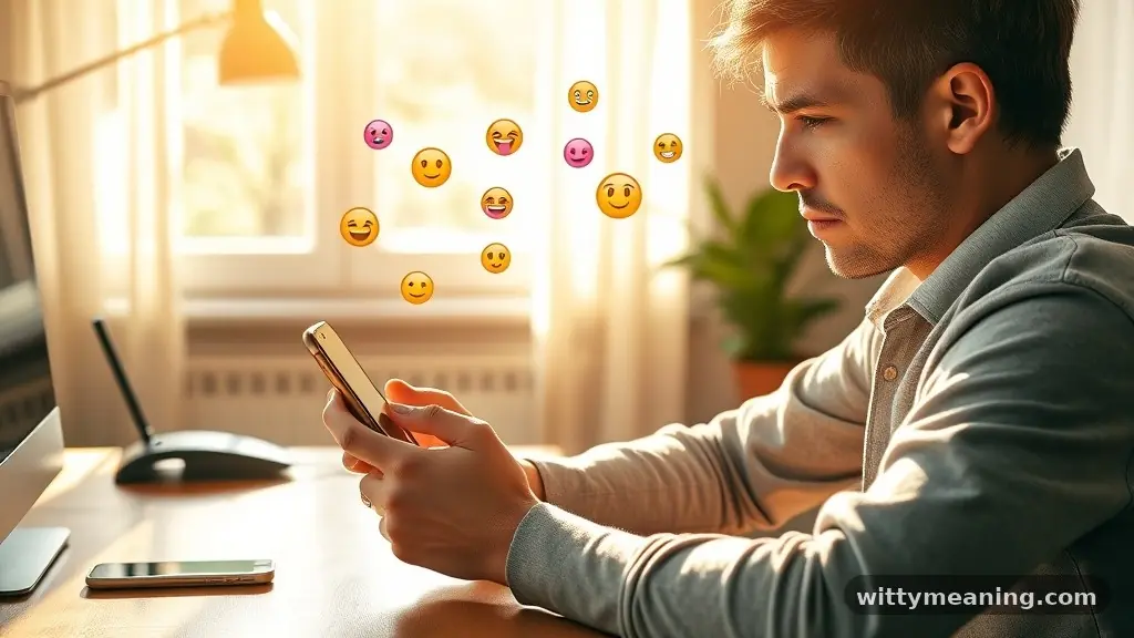 Interpreting Emojis and Tone Indicators - what does this mean in texting