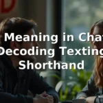 k meaning in chat