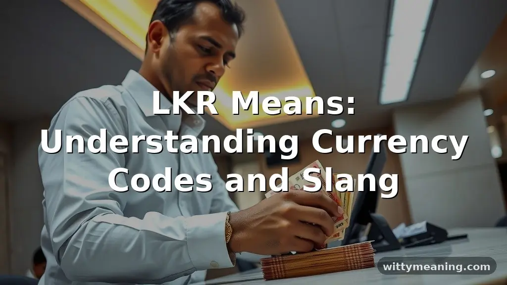 lkr means